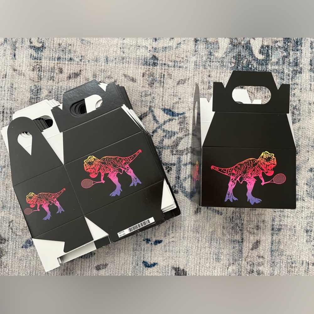 T-Rex dinosaur favor boxes
